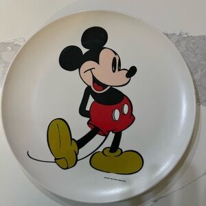 Vintage Mickey Mouse Plate